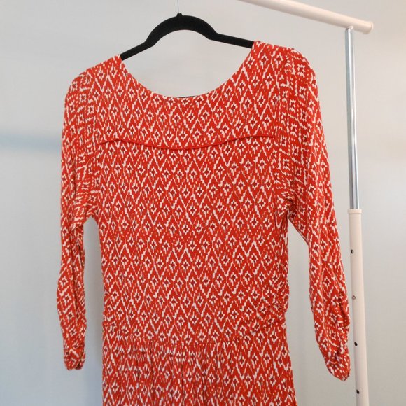 Anthropologie Maeve Faux Wrap Dress - Size Large - Picture 4 of 11